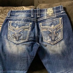 Men's Rock Revival Stone washed Jeans